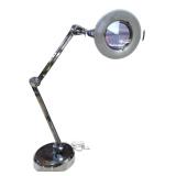 Luxo KFM 16930 Chrome Magnifier Desk Lamp