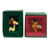 Enesco Garfield & Odie Holiday Ornaments