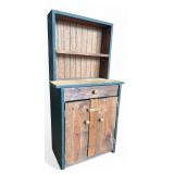 VTG Miniature Wooden Hutch Cabinet