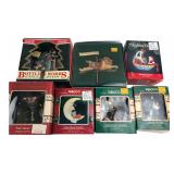 Enesco & Coca-Cola Boxed Ornaments Lot of 7