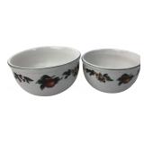 Citation Cades Cove Fruit Pattern Bowls Set of 2