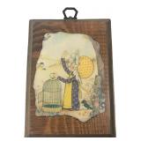 Holly Hobbie Decoupage Wood Plaque 5x7