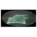 PartyLite Frosted Glass Candle Holder