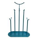 Blue Metal Mug Tree Display Stand