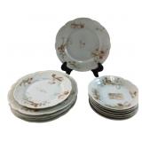 Haviland Limoges St. Lazare Porcelain Plates 12pc