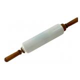 Imperial Mfg Co Milk Glass Rolling Pin