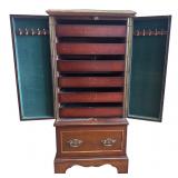 Bombay Company Wooden Jewelry Armoire