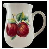 China Pearl Casuals Apple Pattern Ceramic Pitcher