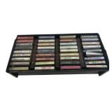 Mixed Lot of Vintage Cassette Tapes in Case