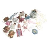 Mixed Lot Victorian Style Christmas Ornaments