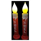 General Foam Plastics Noel Candle Blow Molds