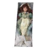 Duck House Heirloom Porcelain Doll 18" H