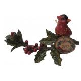 Resin Cardinal on Branch Holiday Dï¿½cor 2023