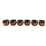 Coppercraft Guild Copper Roly Poly Cups Set of 6