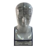 L.N. Fowler Ceramic Phrenology Bust
