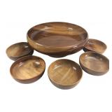 Myrtle Craft Studios Myrtlewood 6-Pc Bowl Set