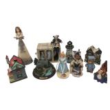 Mixed Collectible Figurines Lot 4-10"H
