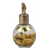 California Genuine Gold Flake Prospector Bottle