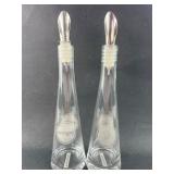Typhoon Glass Oil and Vinegar Cruet Set 11" H