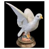 Brown Molds Ceramic White Dove Figurine