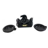 Japan Black Bear Souvenir Ashtray Set