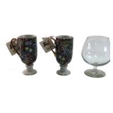 Stuartshave Royal Chintz Mugs & Glass Snifter