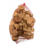 Unfinished Wooden Heart Craft Pieces Bulk Bag
