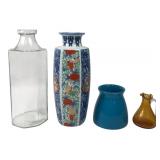 Takahashi Porcelain Vase & Mixed Decor Group