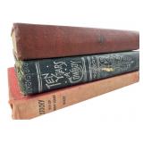 1905 & Later Western Theme Books Lot of 3