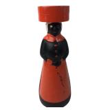 Painted Glass Mammy Syrup Bottle