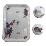 Union K Porcelain Tray & Lidded Jars