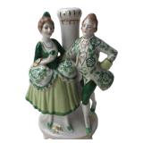 Made in Japan Porcelain Couple Candlestick