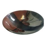 Studio Pottery Glazed Shallow Bowl 10.5 Dia