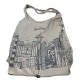 Nordstrom Folding Silver Zip Around Tote Bag
