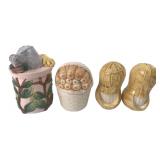 Otagiri & Plains Ceramic S&P Shakers Lot
