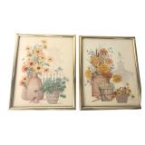 Pair of Brad Floral Still Life Prints