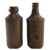 Antique Bourne Denby & R.M. Bird Bottles