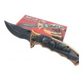 Battle Cry Spartan Folding Knife in Box