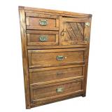 Young-Hinkle Oak Campaign Style Chest