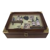 Arister Gifts Wine Theme Shadowbox Storage Box