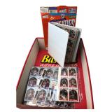 Mixed Sports Cards Binder & Uncut Hoops Panels