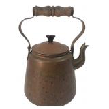 Copper Tea Kettle with Wooden Handle