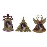Meijer Set of 3 Mini Christmas Picture Frames