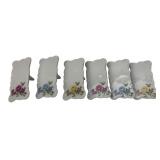 Shafford Japan Set of 6 Floral Place Card Holders