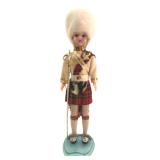 Scottish Highland Guard Plastic Souvenir Doll