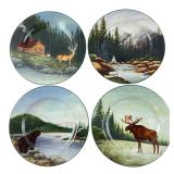 Sakura Northwoods Stoneware Plates Set of 4