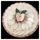 Made in Portugal Ceramic Apple Pie Dish