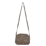 A W Leather Reptile Embossed Crossbody Purse