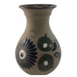 Talat Mexico Hand-Painted Stoneware Vase