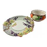 Fitz & Floyd Essentials Fruit Plate & Bowl Set